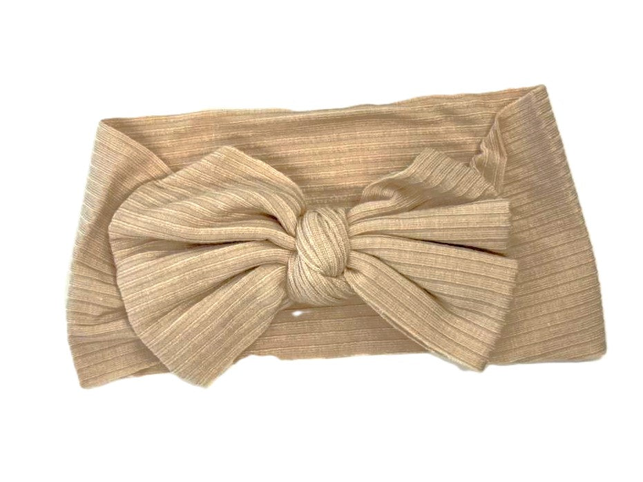 Bow Ribbed Headband