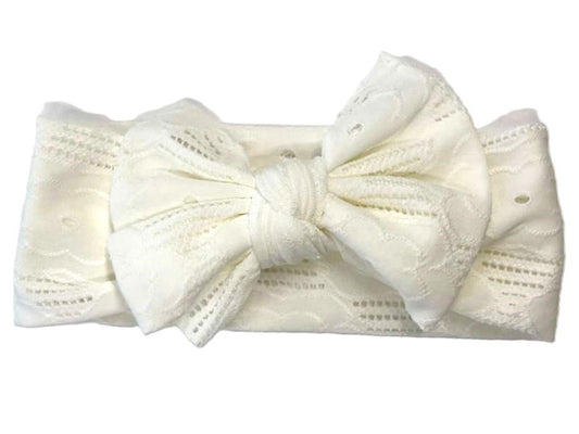 Baby Eyelet Flower Headband