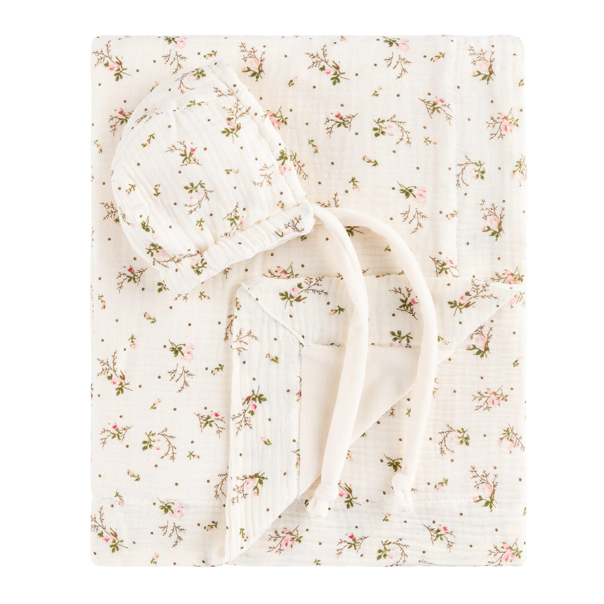 Bebe Beaute Muslin/Velour Swaddle