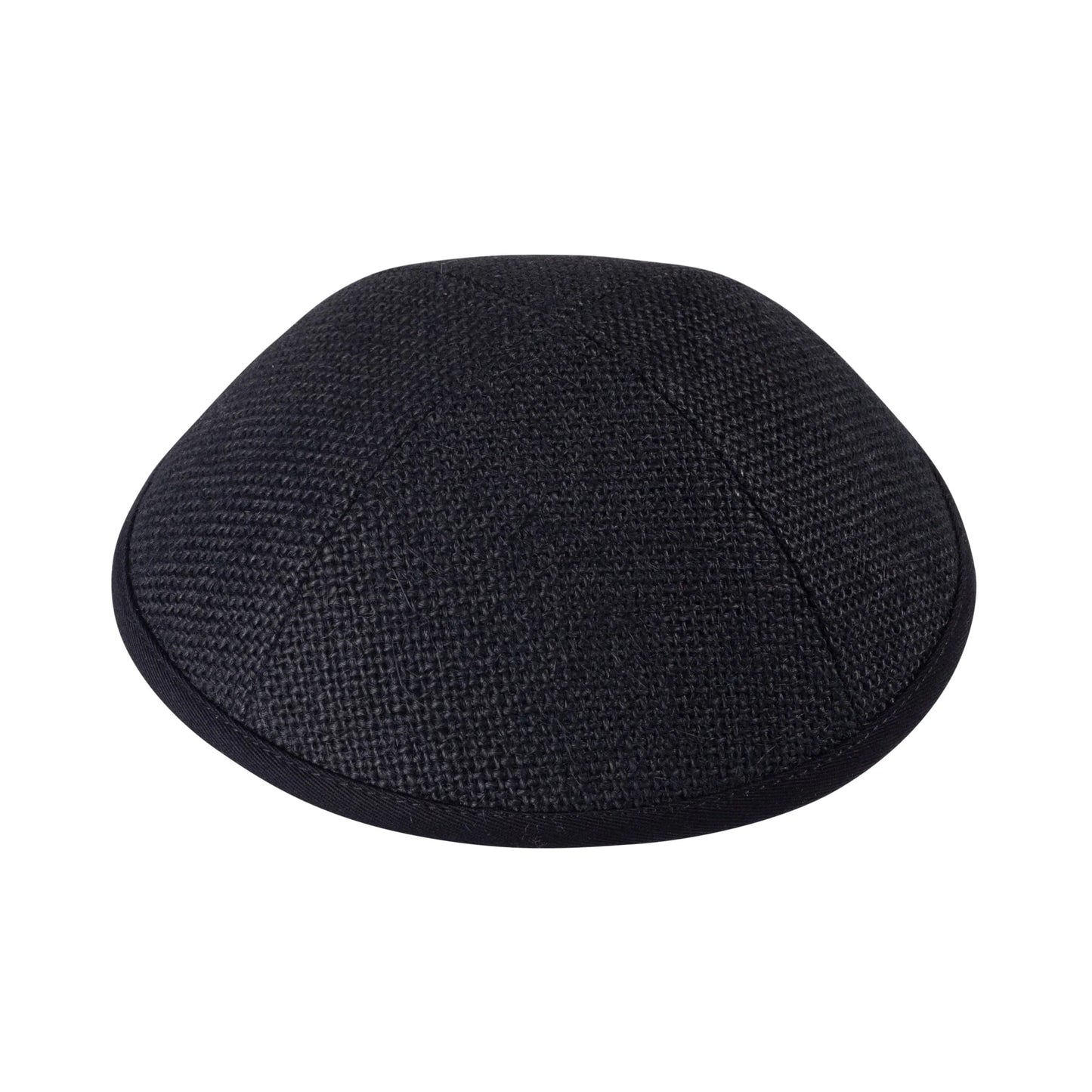 IKIPPAH DARK BURLAP YARMULKE 4 Panel