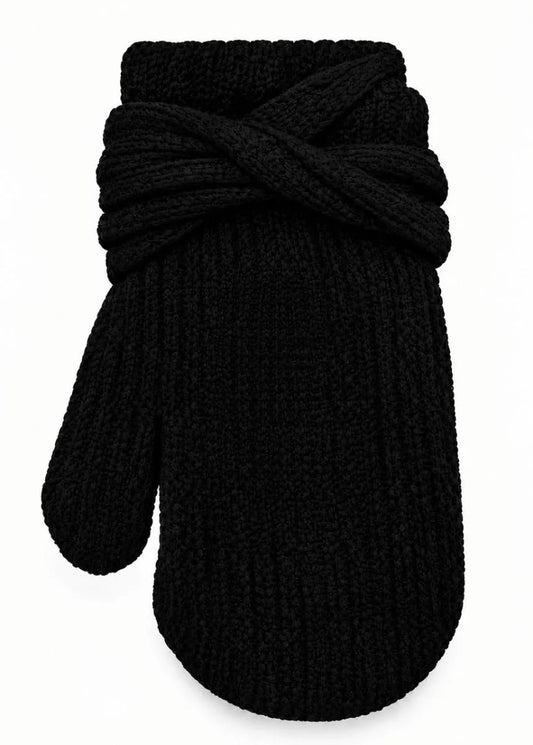 Jelly Bean Knit Mittens - with string