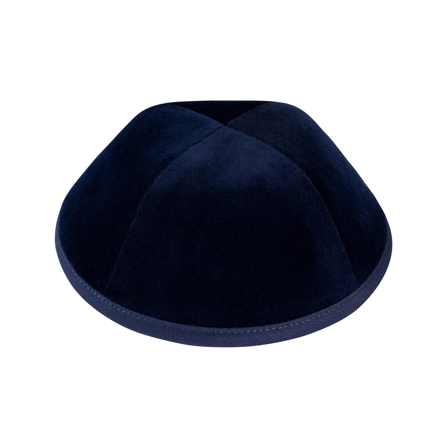 iKippah Navy Velvet 4 Panel