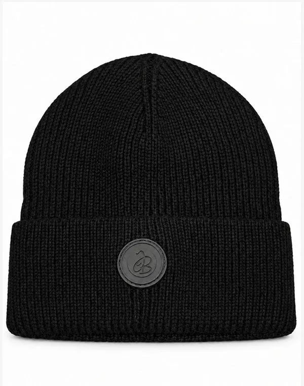 Jelly Bean Rubber Logo Knit Cuff Beanie