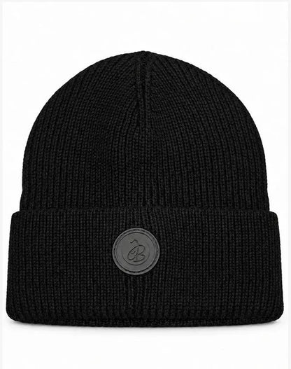 Jelly Bean Rubber Logo Knit Cuff Beanie